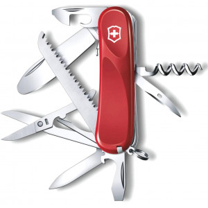 Нож перочинный Victorinox Junior 03, 85 мм, 15 функций, рукоять пластик, красный