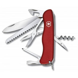 Нож перочинный Victorinox Outrider, 111 мм, 14 функций, рукоять нейлон, красный