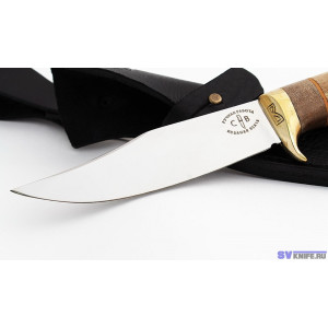 НОЖ БЕКАС сталь кованная 95х18, рукоять орех