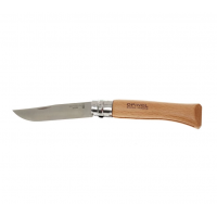 Нож OPINEL №10, нержавеющая сталь, рукоять из бука, со штопором Нож OPINEL №10, нержавеющая сталь, рукоять из бука, со штопором