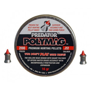 Пули JSB Predator Polymag 5,5 мм, 1,04 грамма, 200 штук